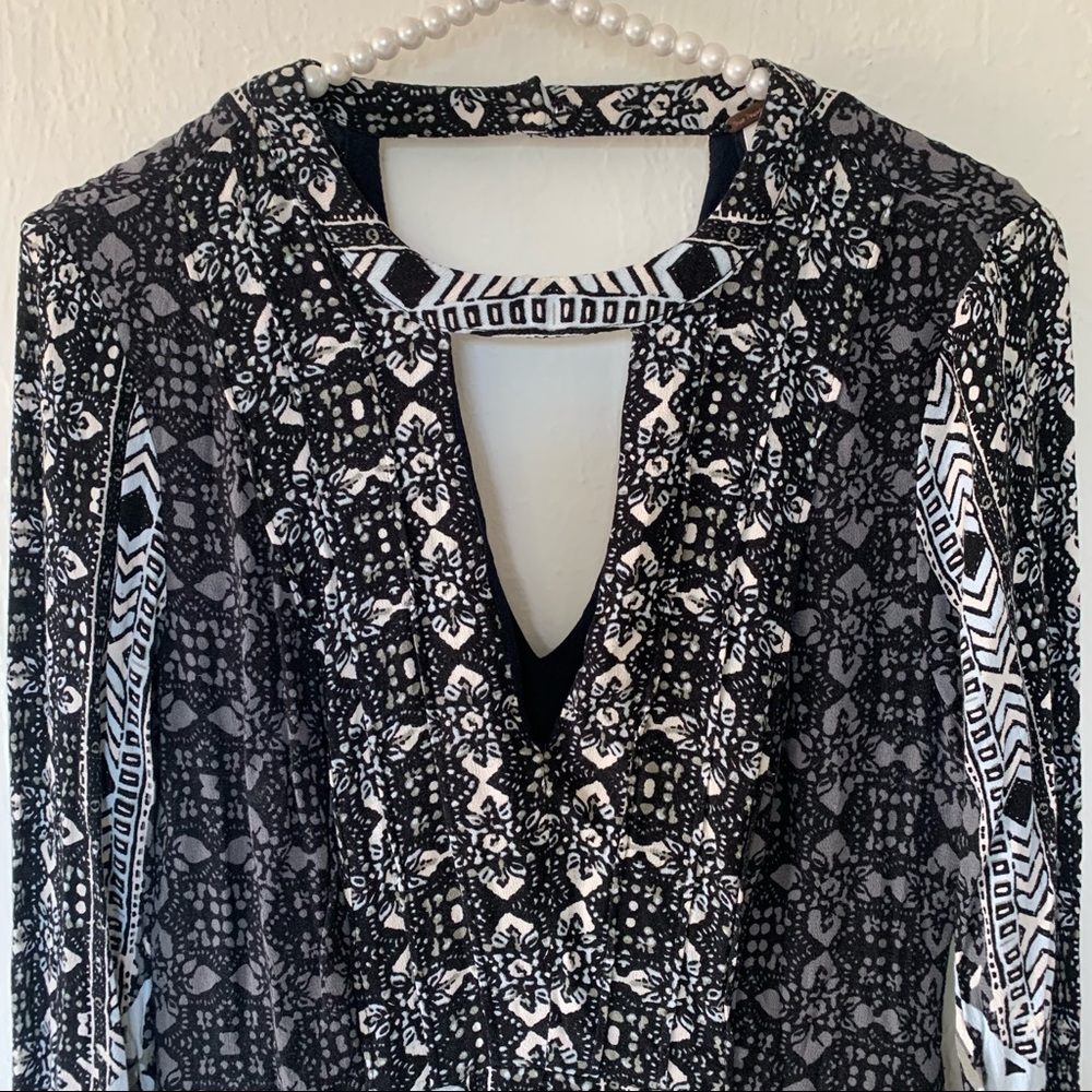 Free People Tegan Border Printed Mini Dress - Picture 8 of 13